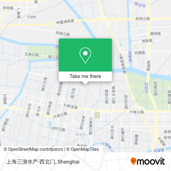 上海三泖水产-西北门 map
