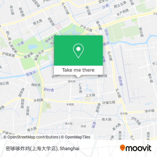 密哆哆炸鸡(上海大学店) map