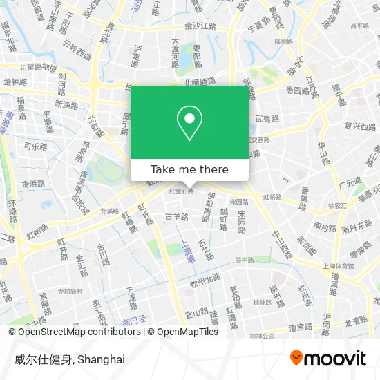 威尔仕健身 map