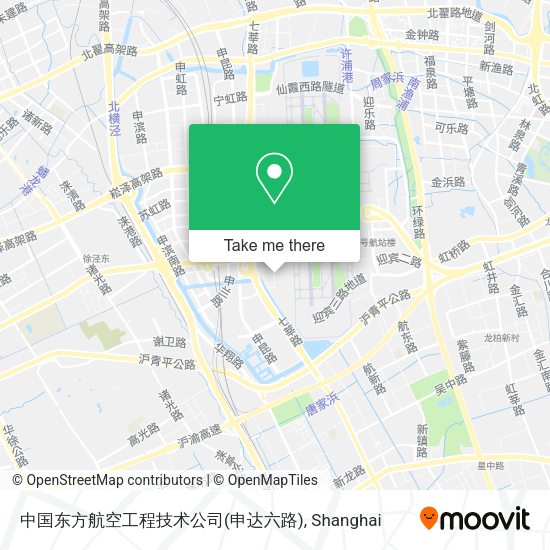 中国东方航空工程技术公司(申达六路) map