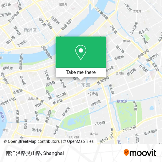 南洋泾路灵山路 map