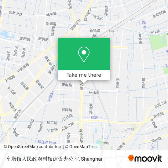 车墩镇人民政府村镇建设办公室 map