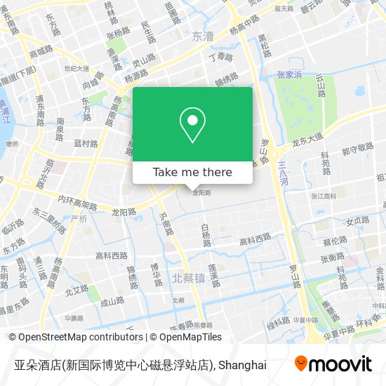 亚朵酒店(新国际博览中心磁悬浮站店) map