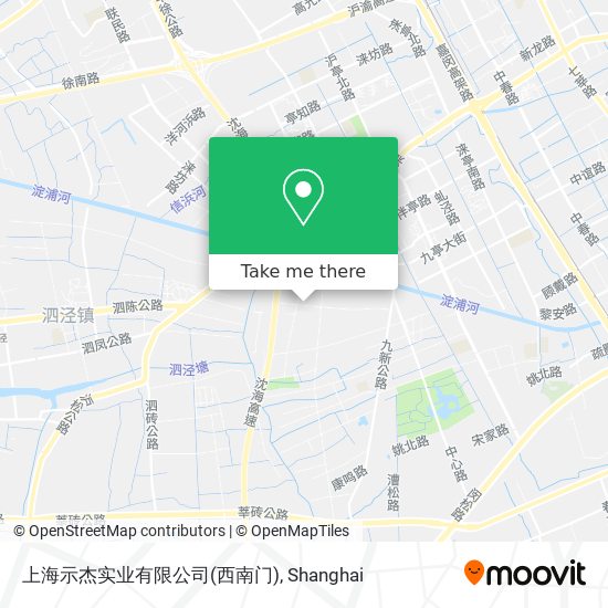 上海示杰实业有限公司(西南门) map