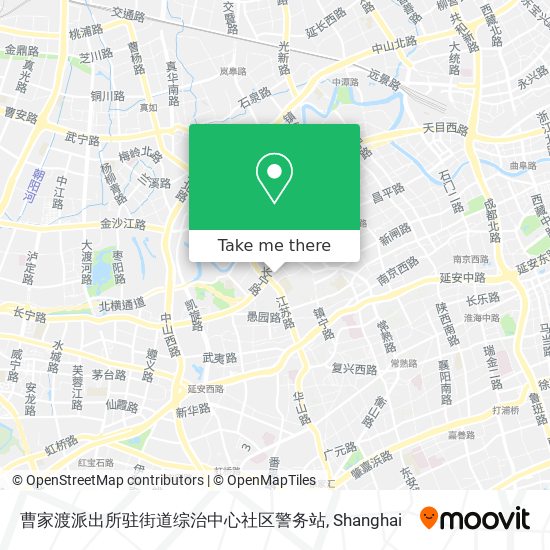 曹家渡派出所驻街道综治中心社区警务站 map