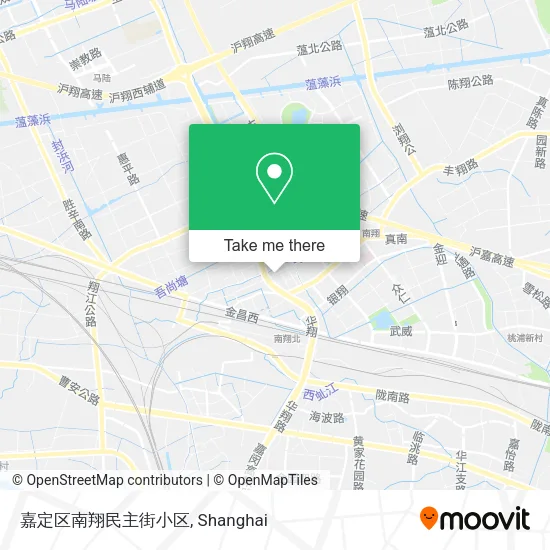 嘉定区南翔民主街小区 map