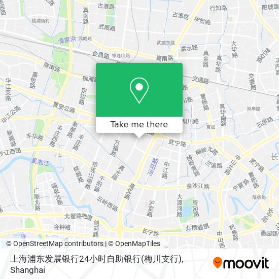 上海浦东发展银行24小时自助银行(梅川支行) map