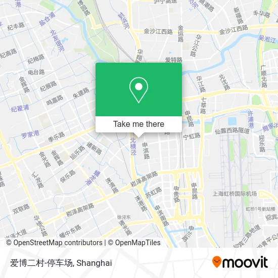 爱博二村-停车场 map