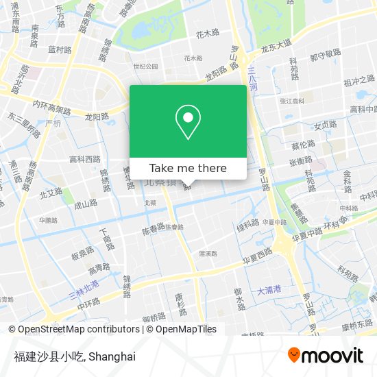福建沙县小吃 map