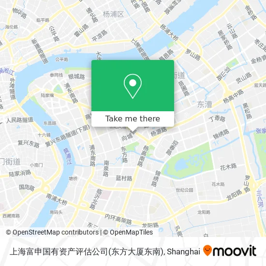 上海富申国有资产评估公司(东方大厦东南) map