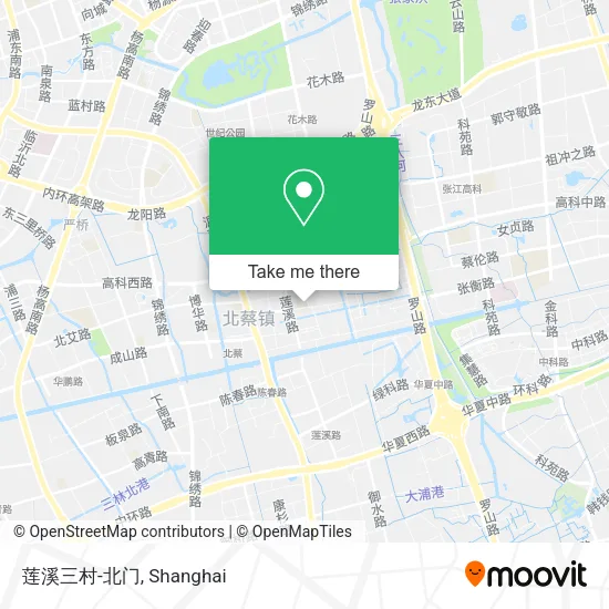 莲溪三村-北门 map