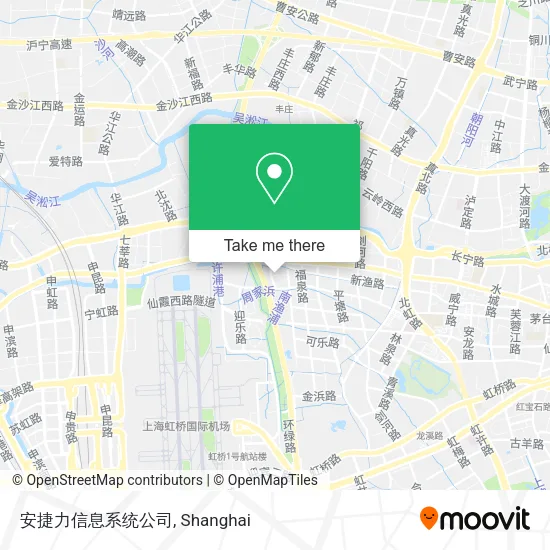安捷力信息系统公司 map