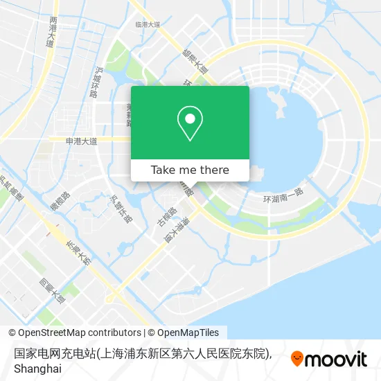 国家电网充电站(上海浦东新区第六人民医院东院) map
