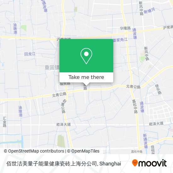 佰世洁美量子能量健康瓷砖上海分公司 map