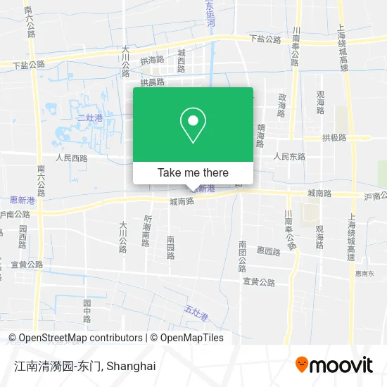 江南清漪园-东门 map