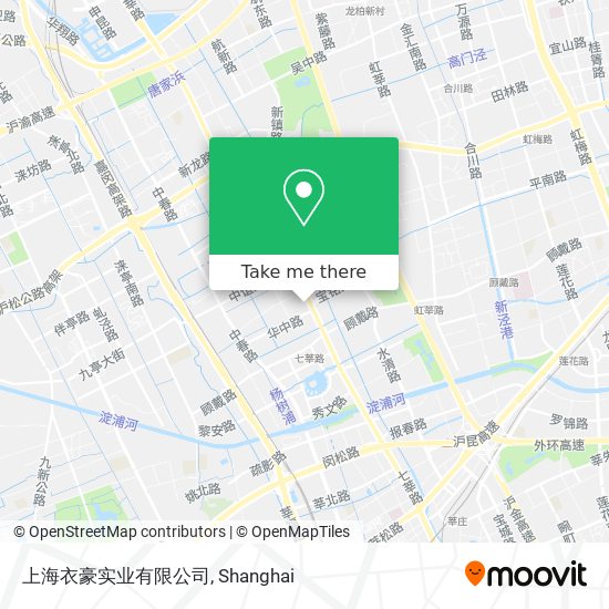 上海衣豪实业有限公司 map