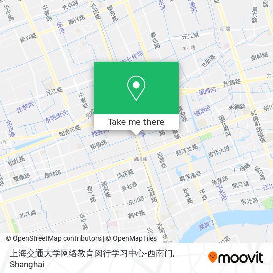 上海交通大学网络教育闵行学习中心-西南门 map