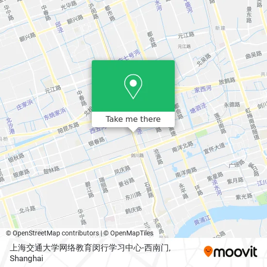 上海交通大学网络教育闵行学习中心-西南门 map