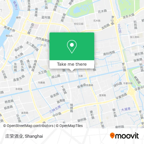 庄荣酒业 map