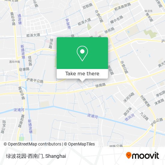 绿波花园-西南门 map