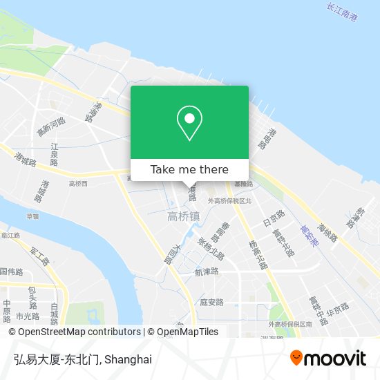 弘易大厦-东北门 map