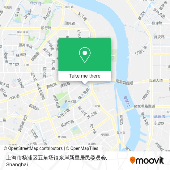 上海市杨浦区五角场镇东岸新里居民委员会 map