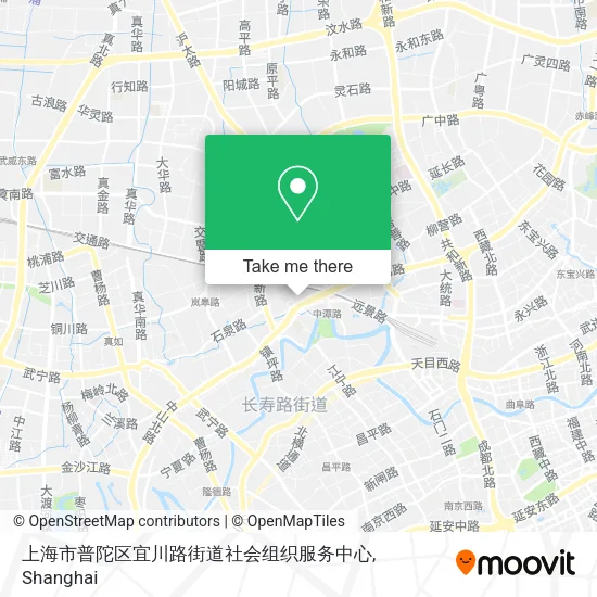 上海市普陀区宜川路街道社会组织服务中心 map