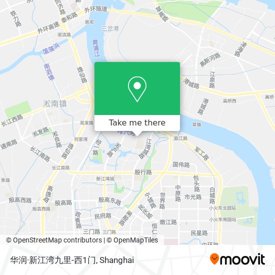 华润·新江湾九里-西1门 map