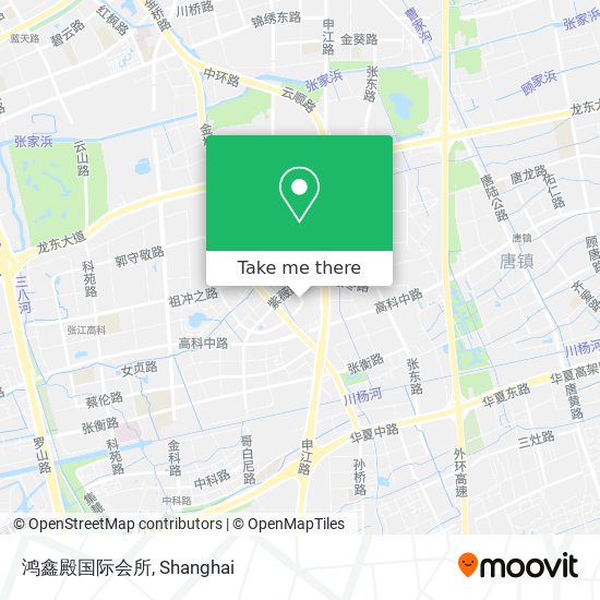 鸿鑫殿国际会所 map