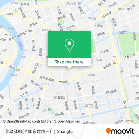 菜鸟驿站(全家东建路三店) map