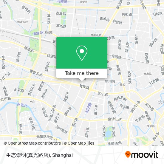 生态崇明(真光路店) map