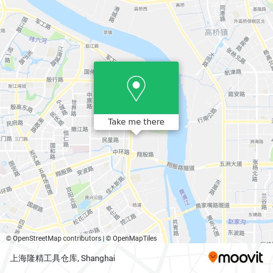 上海隆精工具仓库 map