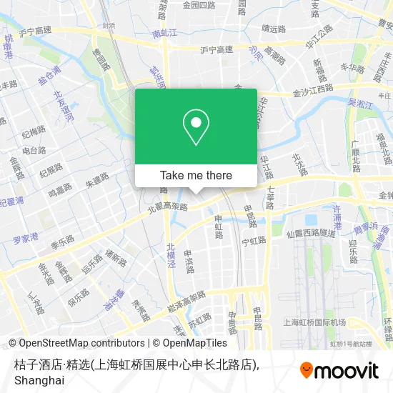 桔子酒店·精选(上海虹桥国展中心申长北路店) map