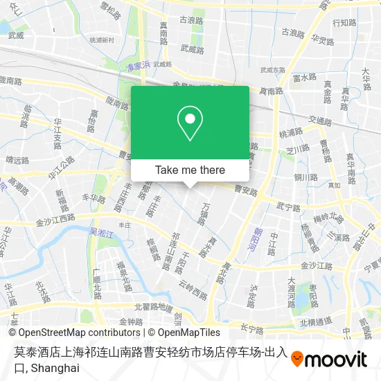 莫泰酒店上海祁连山南路曹安轻纺市场店停车场-出入口 map