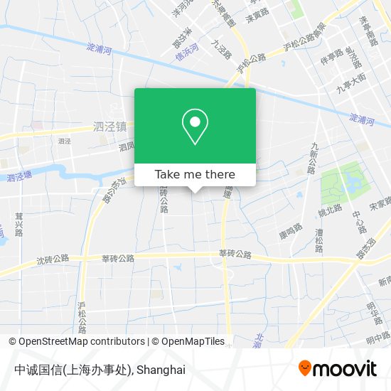 中诚国信(上海办事处) map