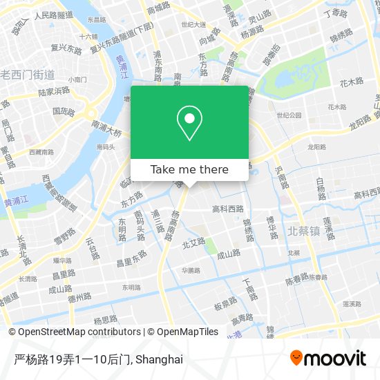 严杨路19弄1一10后门 map