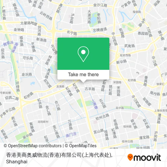 香港美商奥威物流(香港)有限公司(上海代表处) map