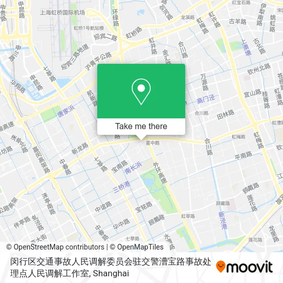 闵行区交通事故人民调解委员会驻交警漕宝路事故处理点人民调解工作室 map