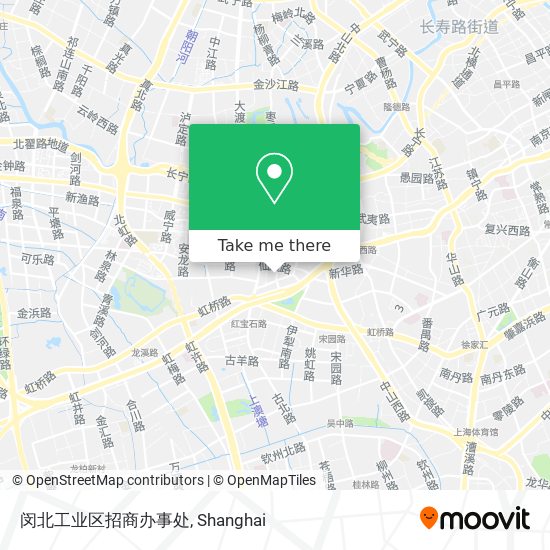 闵北工业区招商办事处 map