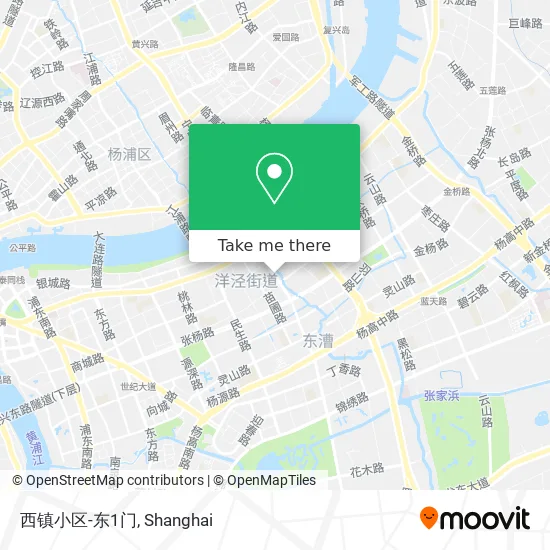 西镇小区-东1门 map