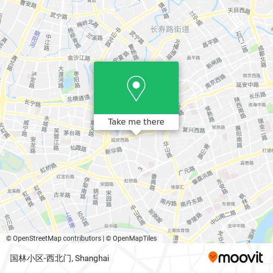 国林小区-西北门 map