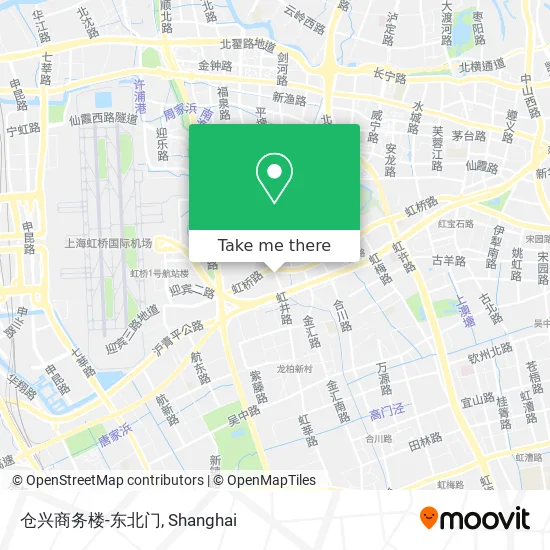仓兴商务楼-东北门 map