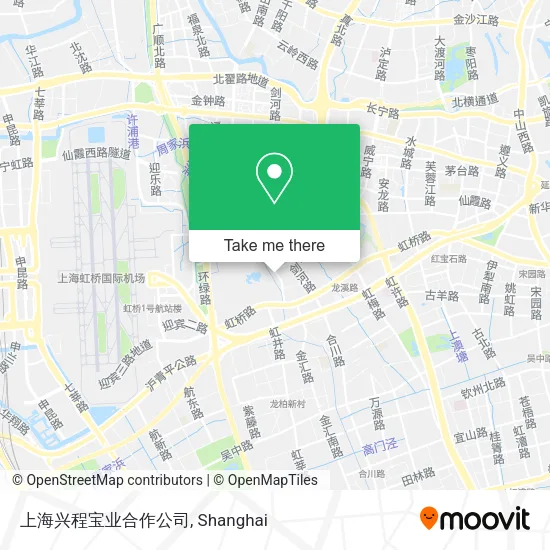 上海兴程宝业合作公司 map