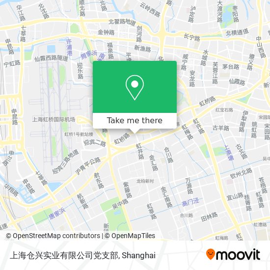 上海仓兴实业有限公司党支部 map