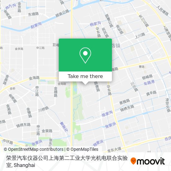 荣景汽车仪器公司上海第二工业大学光机电联合实验室 map