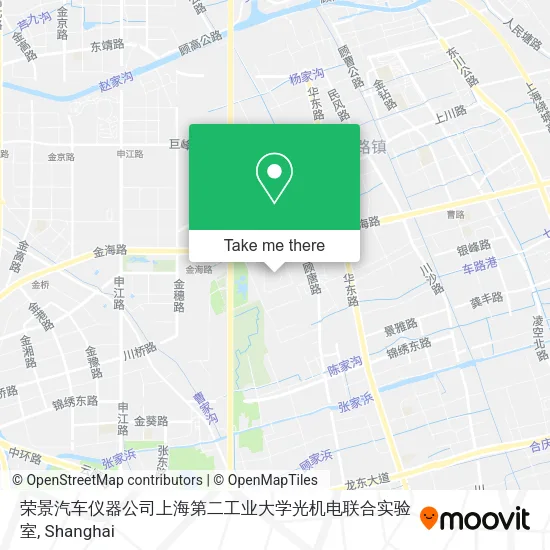 荣景汽车仪器公司上海第二工业大学光机电联合实验室 map