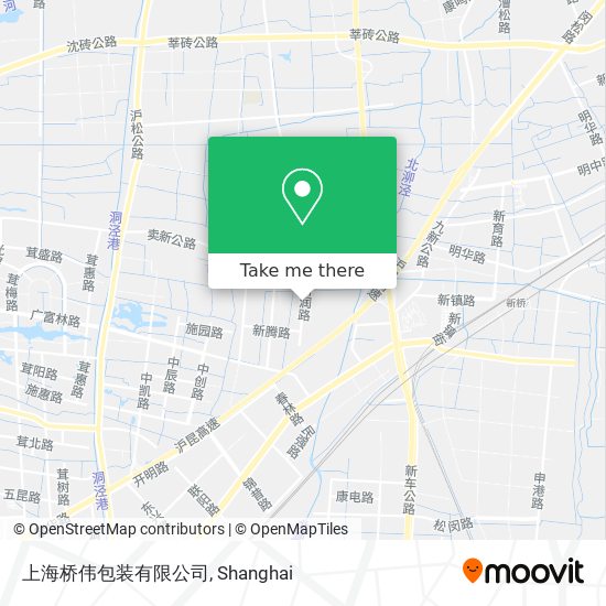 上海桥伟包装有限公司 map