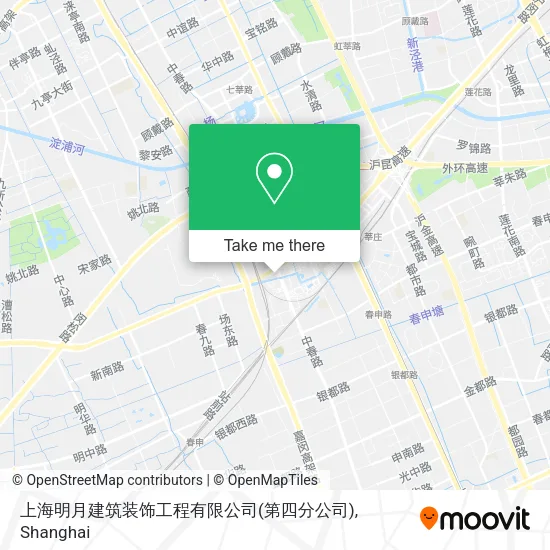 上海明月建筑装饰工程有限公司(第四分公司) map