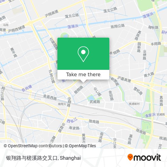 银翔路与槎溪路交叉口 map