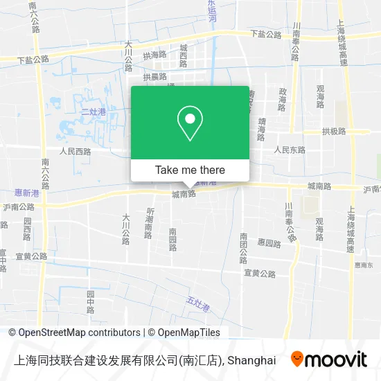 上海同技联合建设发展有限公司(南汇店) map